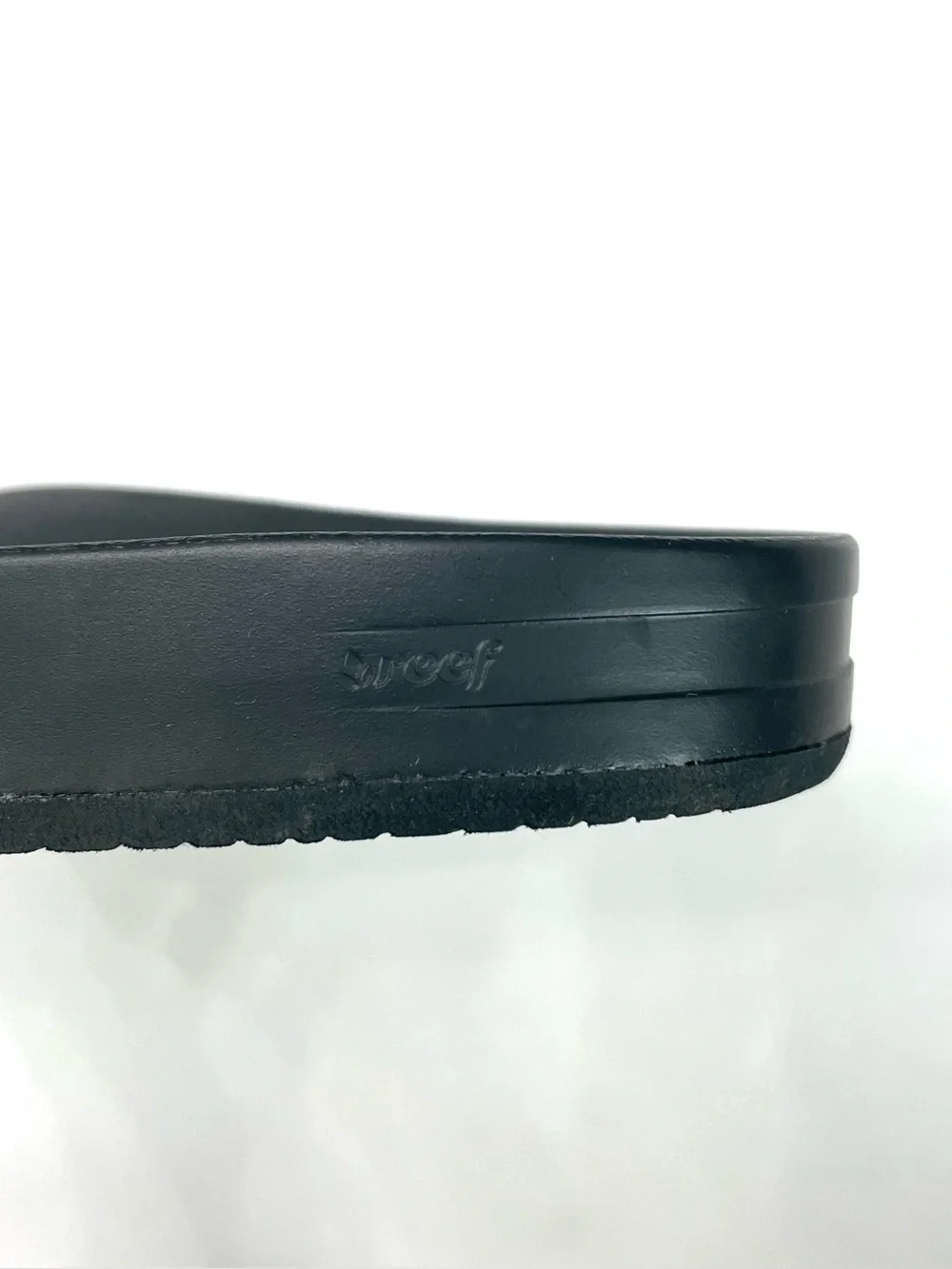 Reef Womens Black Flip Flop Sandals Arch Support Foam Beach Sz 9